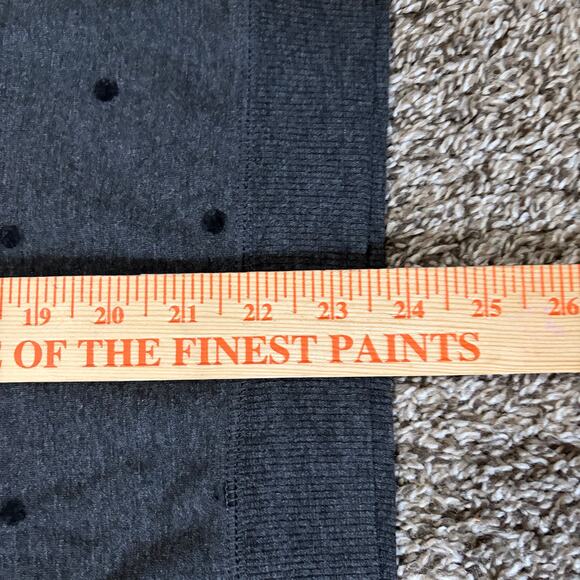 P.J. Salvage Women's Long Sleeve Pajama Top L Heather Slate Polka Dots Comfy NWT - Picture 4 of 7